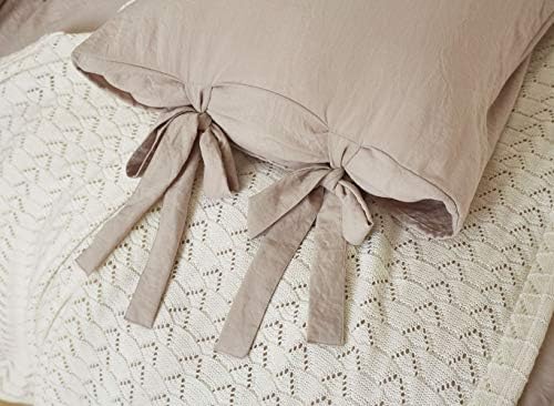Egyptian Quality Vibrant Stone Washed Microfiber Taupe Duvet Cover