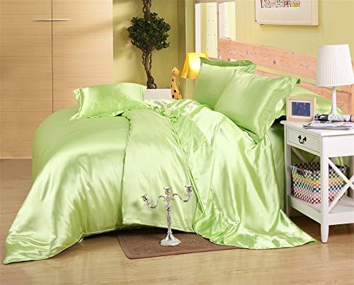 Duvet Cover Cal King Size Set Sage With Zipper Closure, Ultra Soft