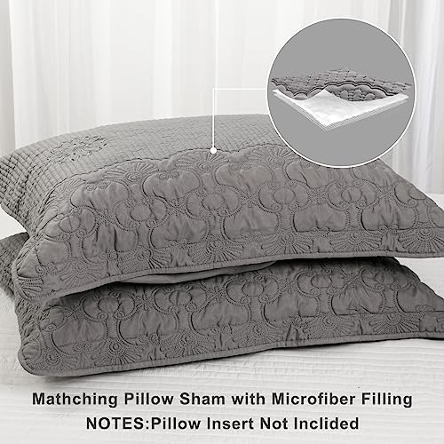 BOSOWOS Pillow Shams Queen Size Set of 2, Ultra Soft Breathable