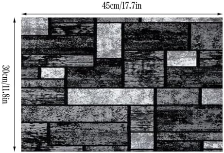 Abstract Gray Placemats Non-Slip Heat Resistant Flax Table Mats