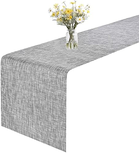 GIVERARE Table Runner, 12x107in Heat-Resistant Woven Vinyl Long