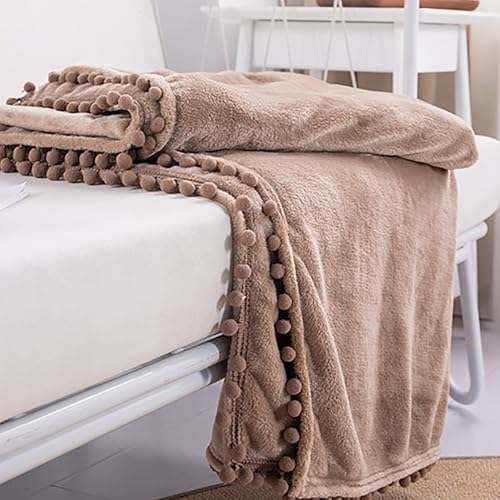 Fleece Throw Blanket for Couch,Soft Cozy Fuzzy Flannel Blanket for
