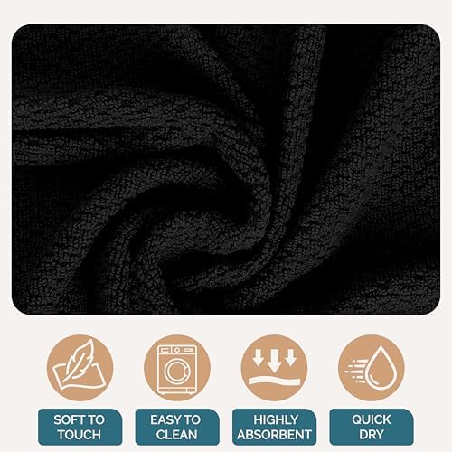 Casa Platino Kitchen Towel Set 8 Pc - 4 Dish Towels for Kitchen