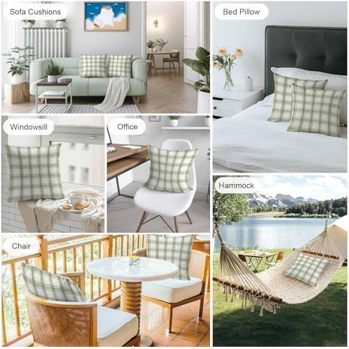 Pack of 2 Waterproof Outdoor Pillow Covers 24x24 Inch Decorative
