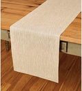 Solino Home 100% Pure Linen Table Runner Beige Long, Athena