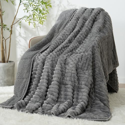 Topblan Weighted Blanket for Adults Twin Size 48 x 72 15lbs, Sherpa