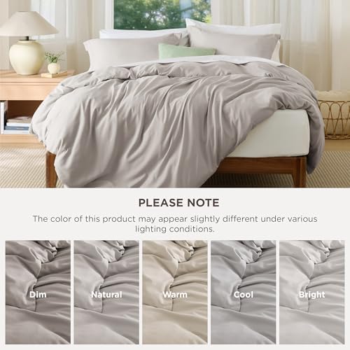 Bedsure Duvet Cover King Size, Soft Double Brushed Bedding Set, 3Pcs
