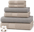 Modern Threads 6 Piece Bath Towel Set – Bathroom Towel Set with 2 Bath