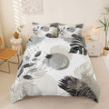 Erosebridal Gray Boho Mid Century Duvet Cover Full Size Bohemian