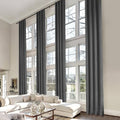 Frelement 10ft Long Blackout Curtains Chenille Curtains with Grommet
