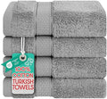 American Soft Linen Salem Washcloth Sets, 4 Piece Luxury 600 GSM 100%