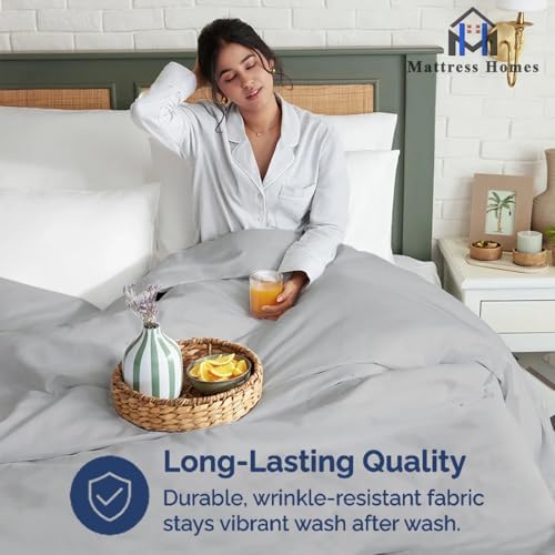 King Size Flat Sheets Only- Hotel Quality Luxury Single Wrinkle Free &