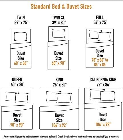 Dream'z Bedding Super Soft Luxurious 3PCs Duvet Cover Set 600 Thread