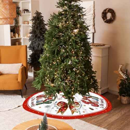 Joy to The World Christmas Tree Skirt