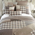 Donna Sharp Cotton King Quilt, Smoky Square, 110" x 96"