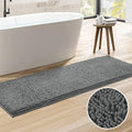 HOMEIDEAS Bathroom Rug Runner Grey 20x60 inch, Ultra Soft and