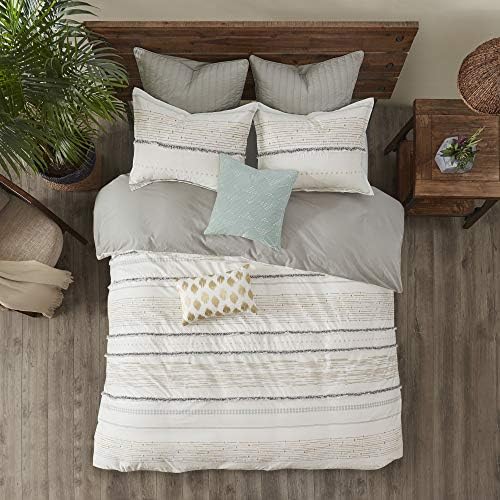 INK+IVY Luxurious Cotton-Bedding Set - Mid Century Trendy Geometric