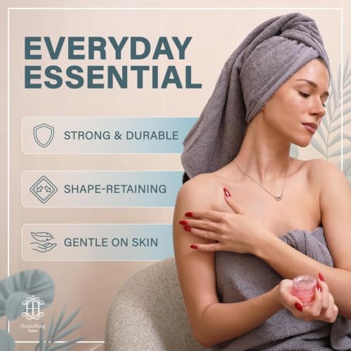 Luxe 2-Piece Bath Towel Set – Large Soft Cotton Towels, Absorbent