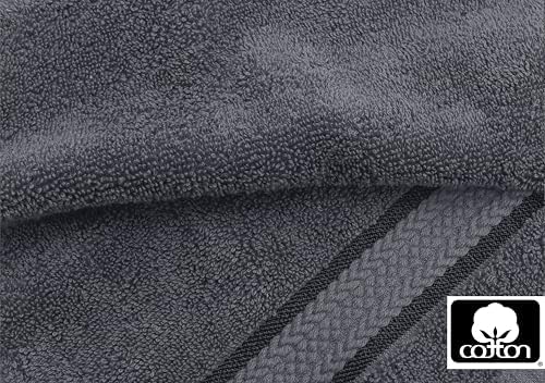 COTTON CRAFT Ultra Soft 6 Piece Towel Set - 100% Cotton Towels