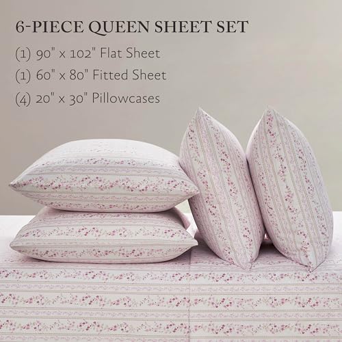 Jessica Simpson Delilah Microfiber Sheet Set with Extra Pillowcases