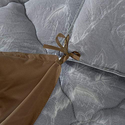 ARlinen California King Duvet Cover Sets Taupe - Soft Duvet Cover