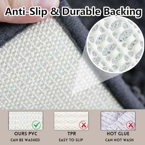 Bathroom Rug Sets 2 Piece, Extra Thick and Absorbent, Non-Slip