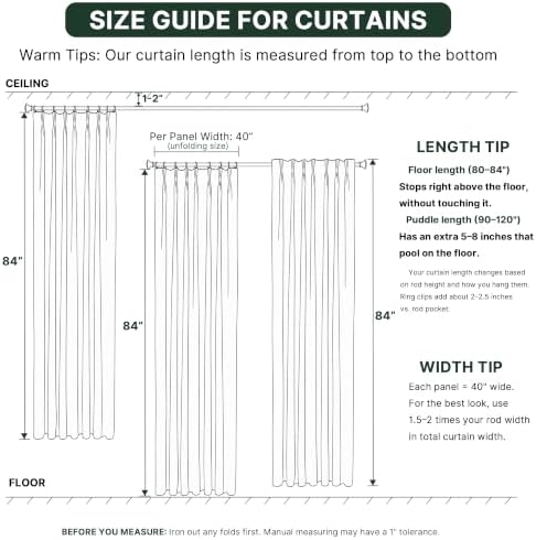 H.VERSAILTEX Dove Gray Pinch Pleated 100% Blackout Curtains 84 Inches
