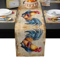 Table Runner and Placemats Set of 6 Rooster Chicken Decorative Dining