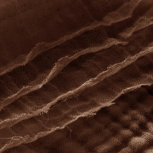 100% Cotton Muslin Blanket for Adult 90x90 4-Layers Gauze Throw