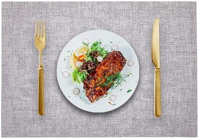 Washable Dining Room Placemats Rectangle Set of
