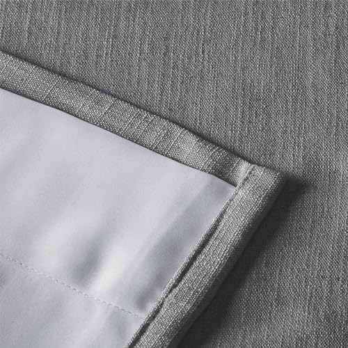 ChadMade 50" W x 84" L Polyester Linen Drape with Blackout Lining