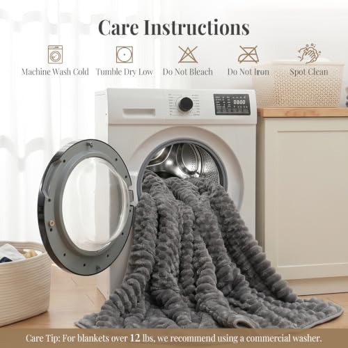 Topblan Weighted Blanket for Adults Twin Size 48 x 72 15lbs, Sherpa