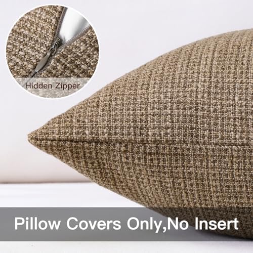 Artscope Outdoor Waterproof Throw Pillow Covers 20x20 Inch Decorative