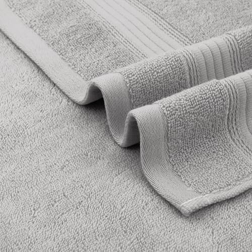 Solid Striped Hand Towel Set 13" x 29" Cotton Soft Absorbent Towels