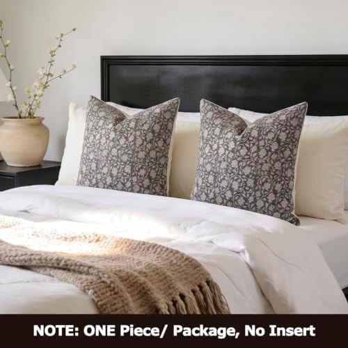 DOMVITUS Floral Pillow Covers 20x20, Throw Pillows for Couch, Floral