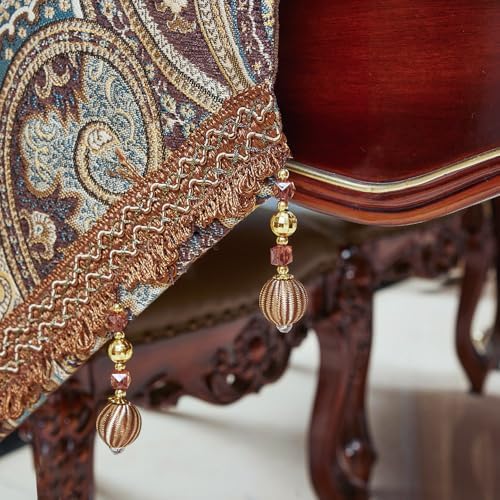 Luxury Vintage Design Table Runner 90 inches Long Embroidery Jacquard