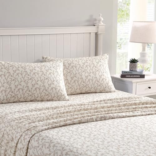 Laura Ashley - King Sheet Set with Fitted Sheet & Pillowcases