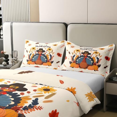 Manfei Cartoon Autumn Kids Bedding Set King Size 100% Cotton,Pumpkin