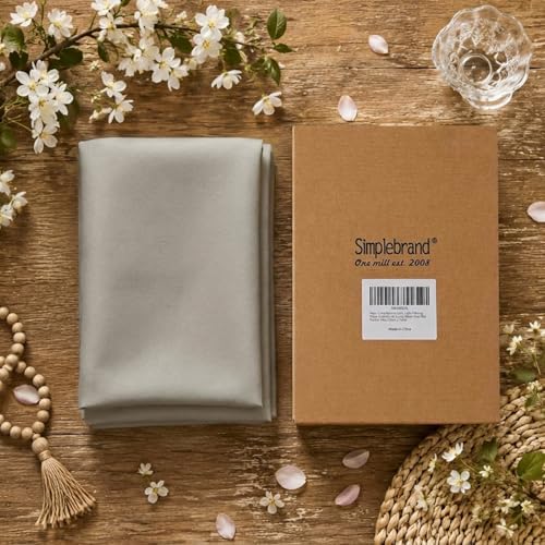 Simplebrand Grommet Blackout 108 Inch Long Curtains 2 Panel for Large
