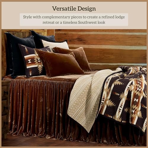 Paseo Road Yosemite 3 Piece Queen Aztec Rustic Western Bedding Quilt