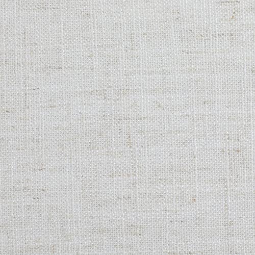 ChadMade Faux Linen Grommet Curtain 63 Inches Long Drape with Blackout