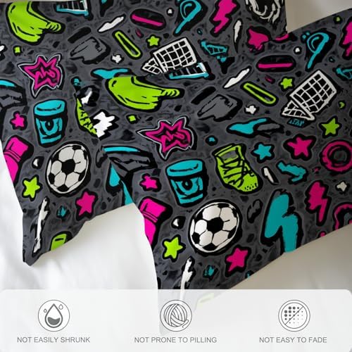 Super Soft Duvet Cover Set Microfiber Quilt Cover Abstract Cute