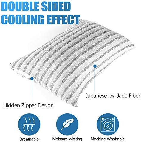 Ailemei Direct Cooling Throw Blanket and Cooling Pillow Cases Queen