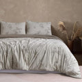 Vintage Reversible Floral Duvet Cover Set, 100% Washed Microfiber