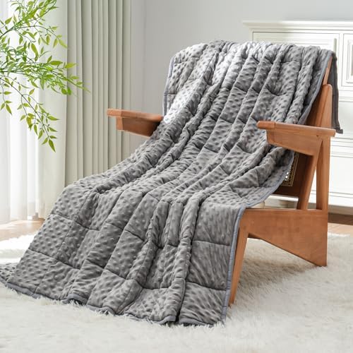 Uttermara Cooling Weighted Blanket for Adults, 12 lbs Queen Size 60" x