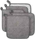 Pot Holders for Kitchen, 100% Cotton Terry Pot Holder Set of 5, Heat