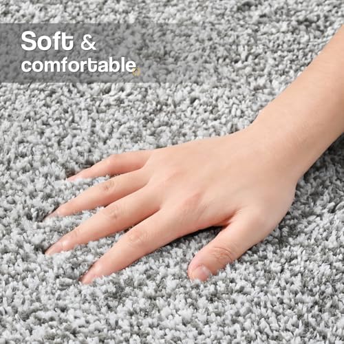 Bathroom Runner Rug 24x60,Soft & Non-Slip Long Bath Mat,Light