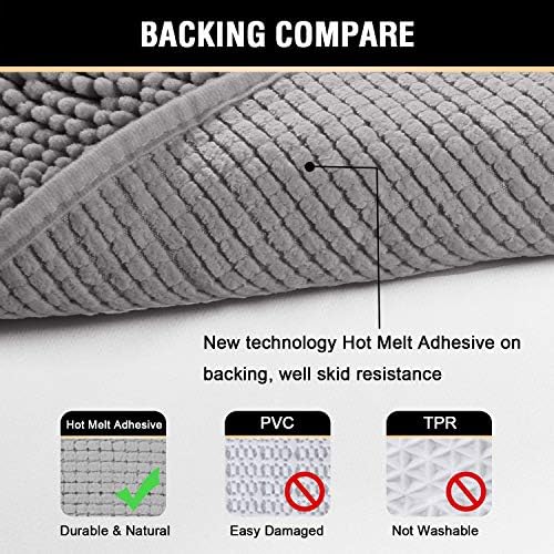 H.VERSAILTEX Bath Mat Bathroom Rug Bath Rugs for Bathroom Non Slip
