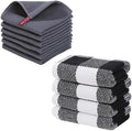 Homaxy 100% Cotton Waffle Weave Kitchen Dish Cloths and Check Kitchen