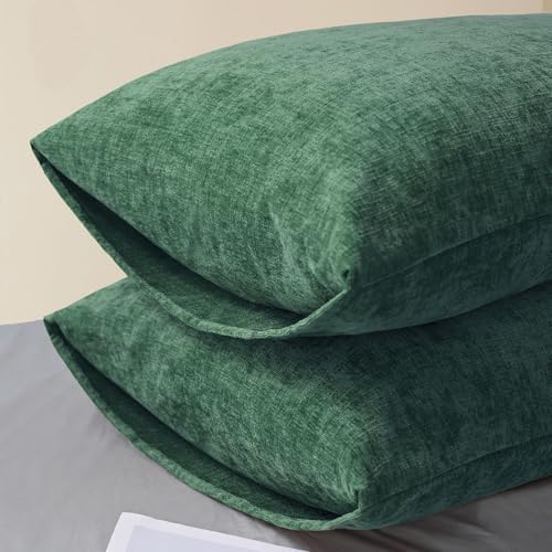 CaliTime Decorative Standard Throw Pillow Covers 26 X 20 Inches Dark